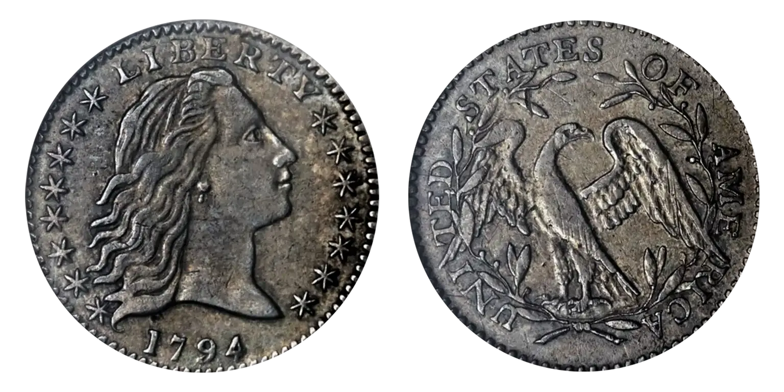 1794 Flowing Hair Half Dime 2