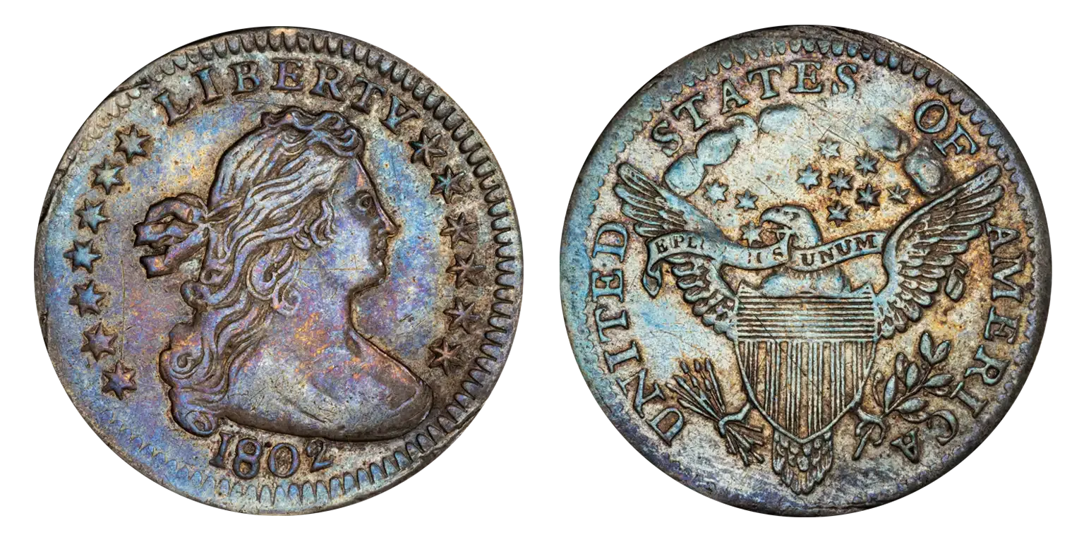 1802 Draped Bust Half Dime 2