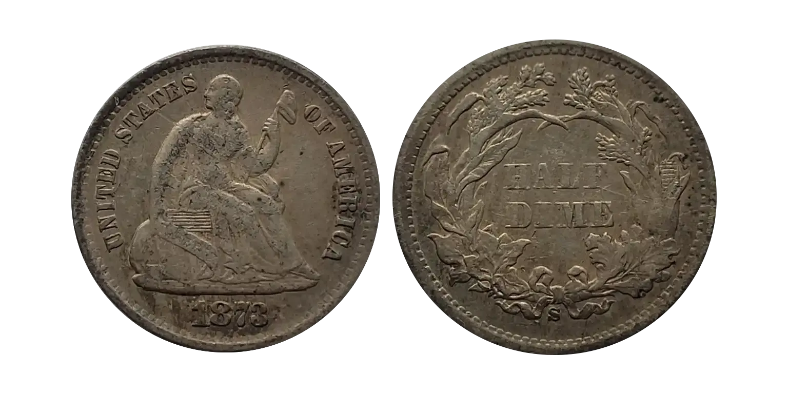 1873-s arrows liberty seated half dime main