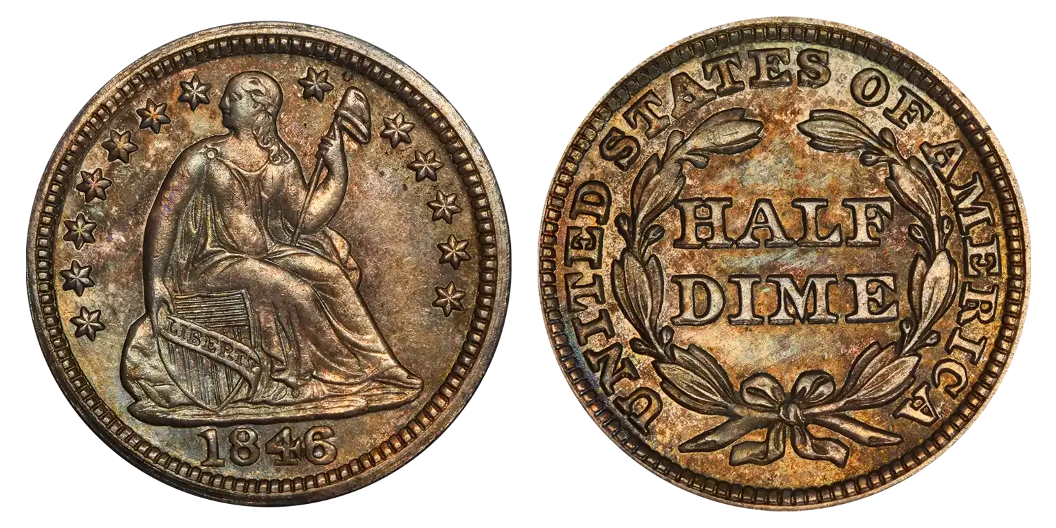 1846 Liberty Seated Half Dime main