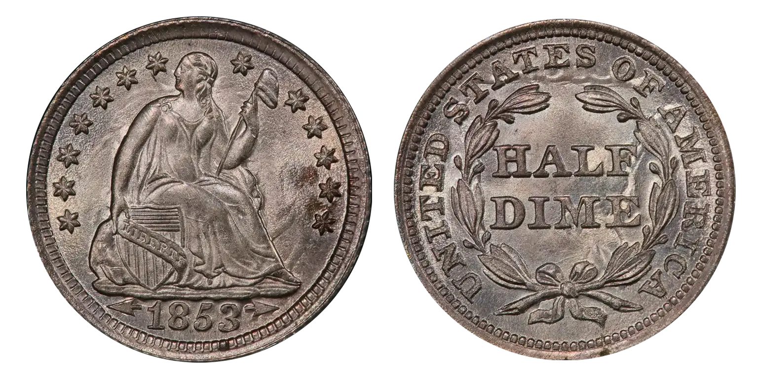 1853 Liberty Seated Half Dime main